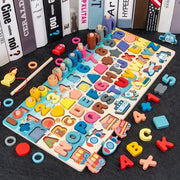 3-in-1 Montessori Fishing & Counting Toy
