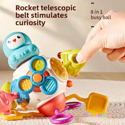 8-in-1 Montessori Busy Cube for Toddlers