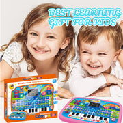 2-in-1 Kids Learning Tablet & Keyboard Toy