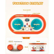 Rotating Baby Musical Drum with Lights