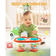 Rotating Baby Musical Drum with Lights