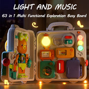 Montessori Busy Board with Music & Lights