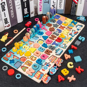 3-in-1 Montessori Fishing & Counting Toy