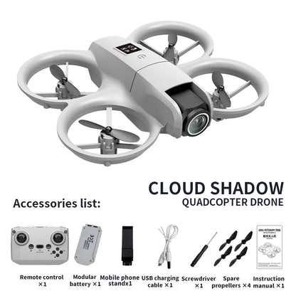 New H135 Mini Drone WIFI FPV Hover Professional 4K Camera Pocket Coloful Lights Dron Rc Plane Foldable Quadcopter RC Toys Gifts